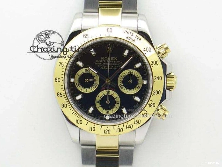 Best Daytona Dial SS (Same A23J Bracelet as White JF Edition Genuine) On 116520 Thickness 1024